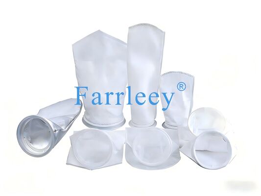 Chất lượng Túi lọc mạ điện bằng vật liệu Polypropylene, sản xuất không chứa dầu silicone và vòng thép không gỉ hàn chính xác để lọc hóa chất nhà máy